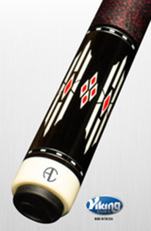 Ariel Carmeli by Viking Diamond Series Red Diamond Pool Cue with Vikore Shaft