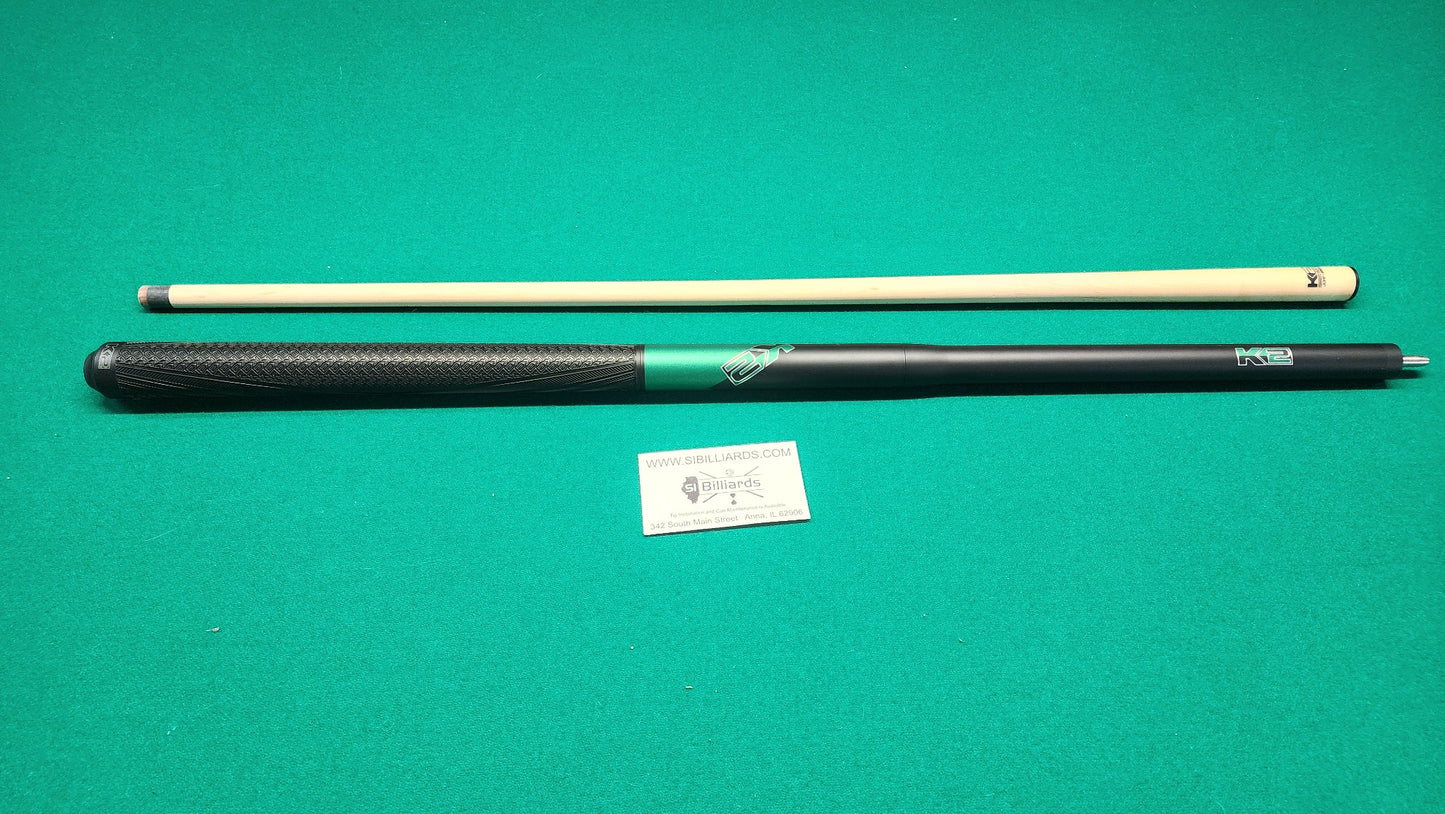 K2 5 IN 1 BREAK/JUMP CUE - GREEN - Fast Shipping! New!!