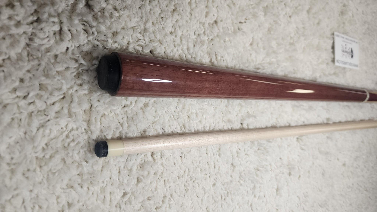 Meucci M1 Sneaky Pete Purple Heart Pool Cue with 29" The Pro Shaft & Free Hard C