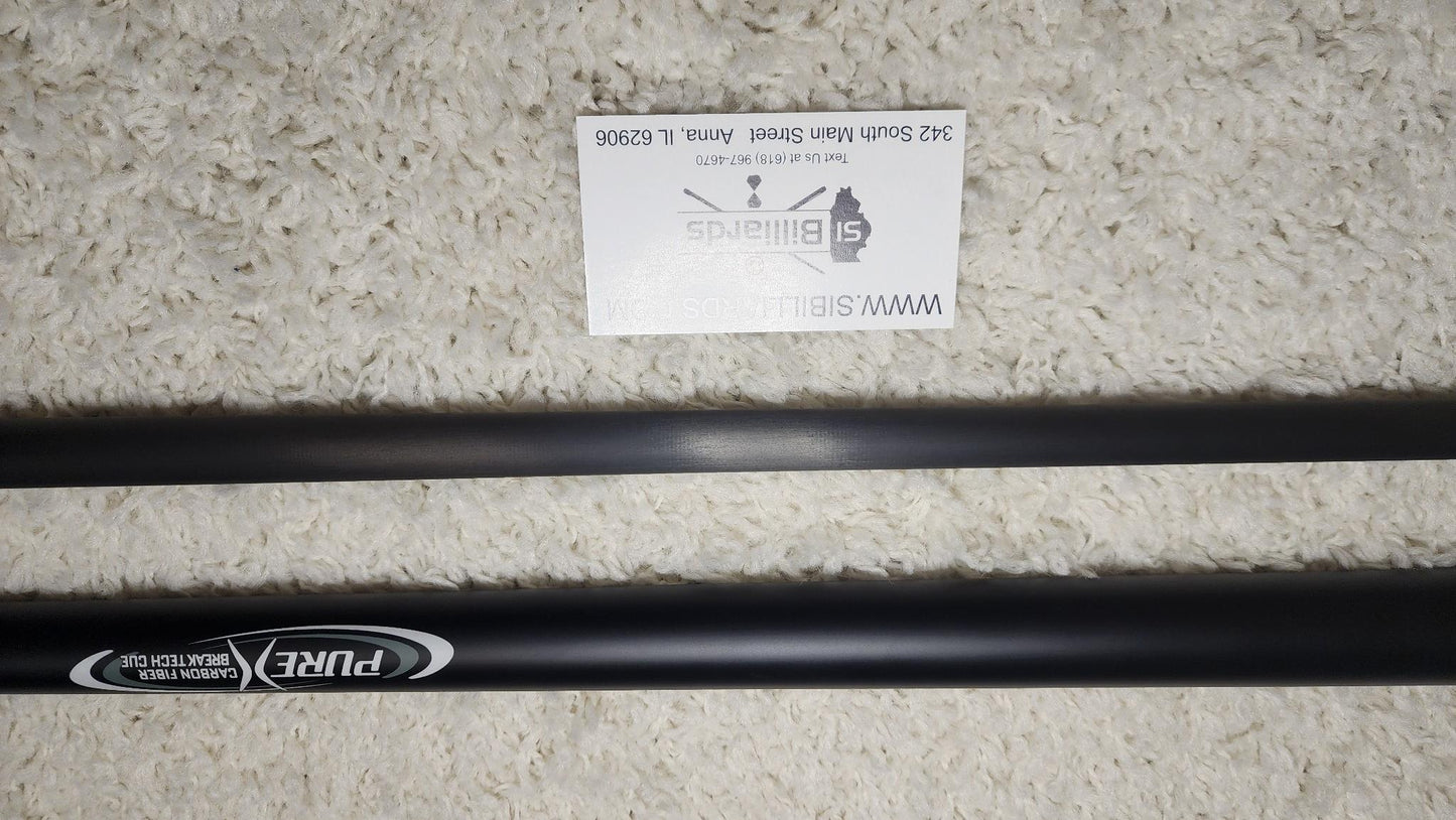 Pure X Carbon Fiber Break Cue With No Wrap! Free Shipping! Just Released!