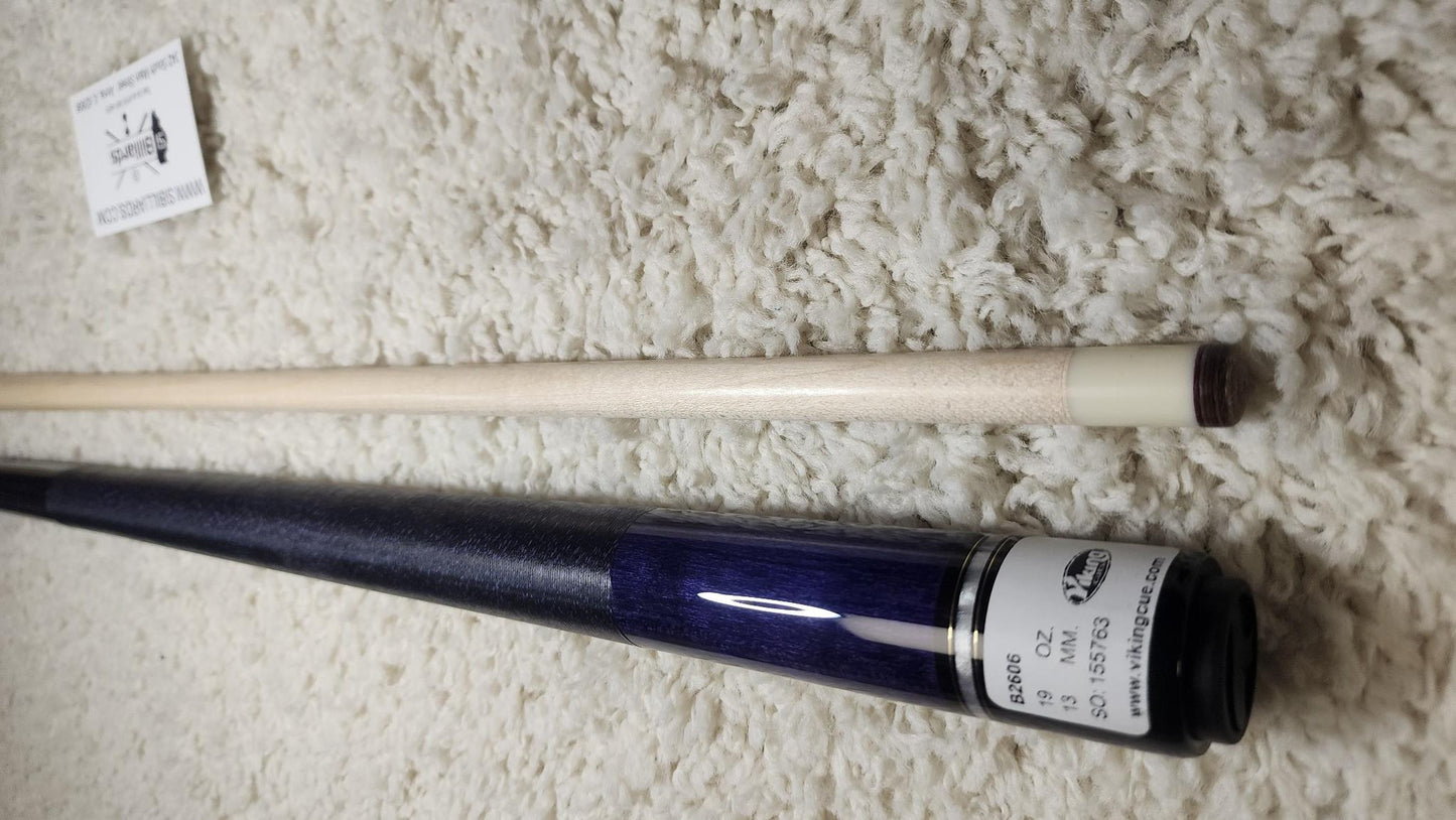 Viking B2606 Linen Wrap Pool Cue w/ 13 mm Vikore Shaft (Concord) - Free Shipping