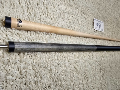 K2 Pool Cue KL118 Gray Exotic Wood With Dual Copper Rings! 12.5 mm Shaft!