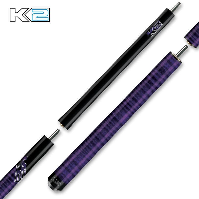 K2 KLJB2PL 6-N-1 Jump Break Purple Curly Design -Fast Shipping - Performance Cue