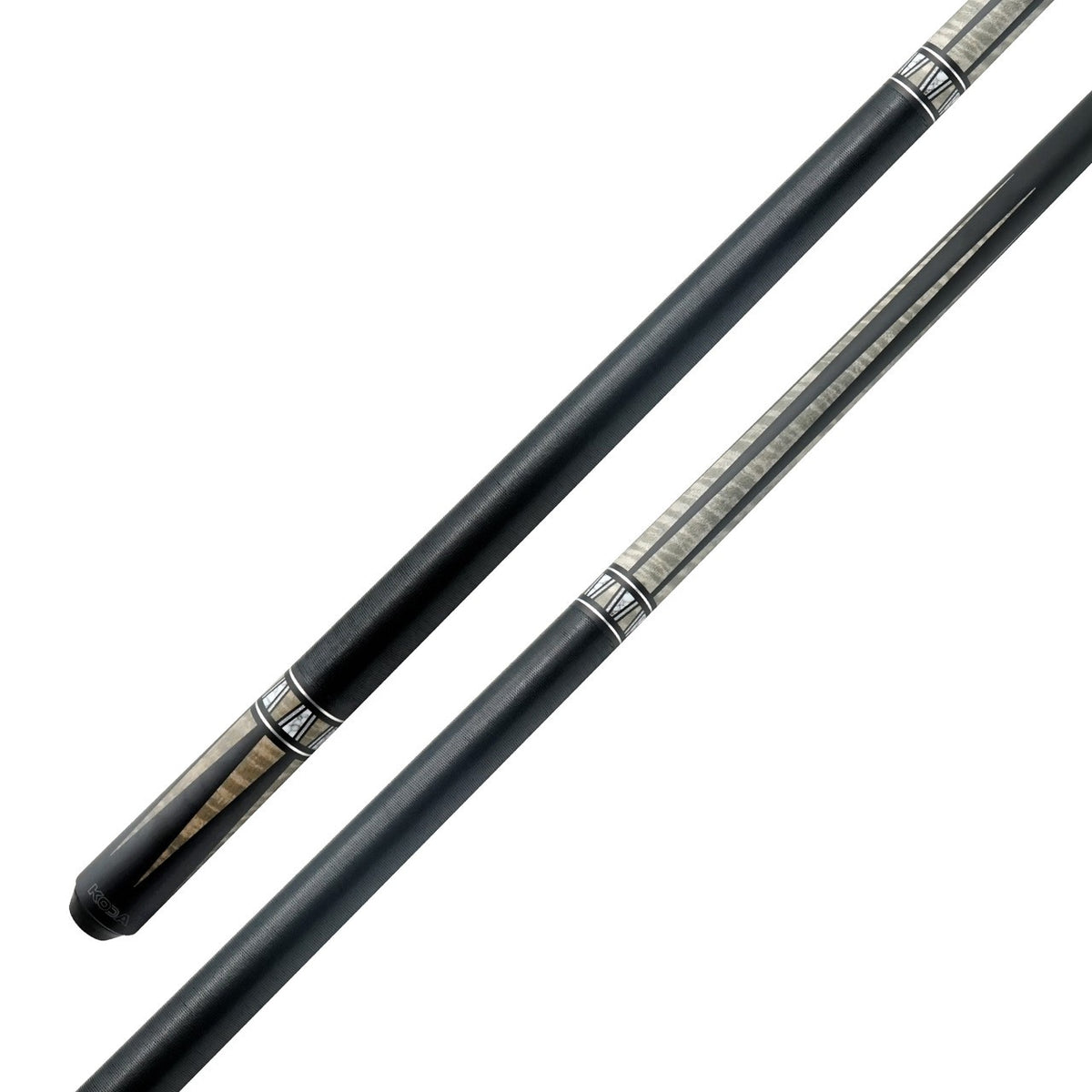 K2 Pool KL171 Cue Matte Black, Purple Curly Point Design W/ K2 LD 11.75MM Shaft!