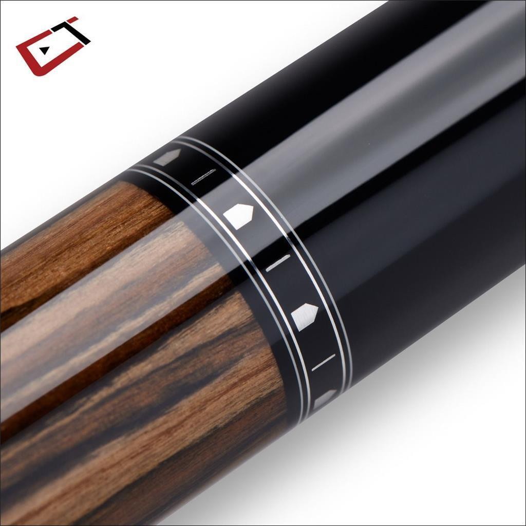 Cuetec Cynergy Truewood Ebony I Pool Cue, 11.8mm Carbon Shaft No Wrap