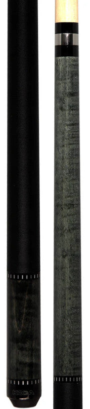 KODA Sports KD36 Pool Cue Grey Stained Maple Irish Linen Wrap 19oz 12.5mm Tip