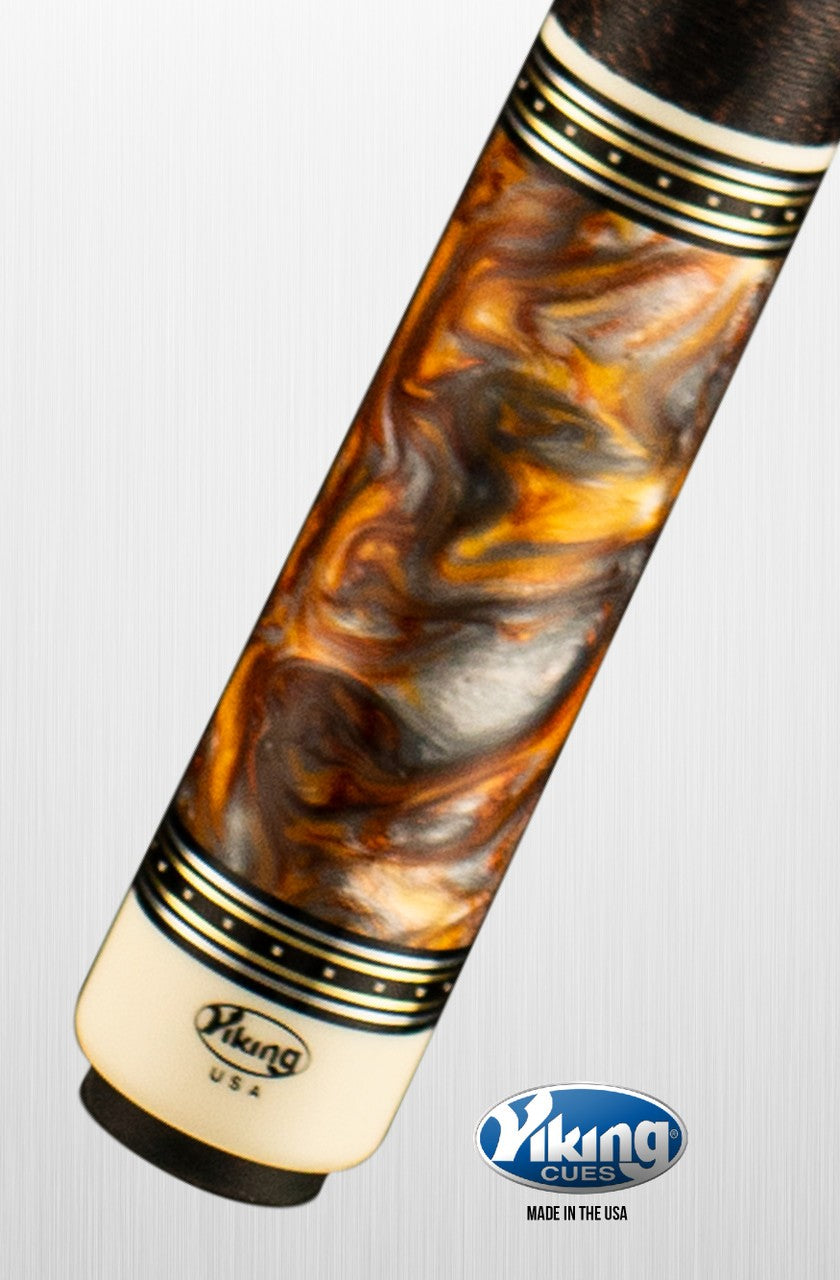Viking Cues Twilight TW0500 Pool Cue, Linen Wrap, ViKORE Performance Shaft, USA