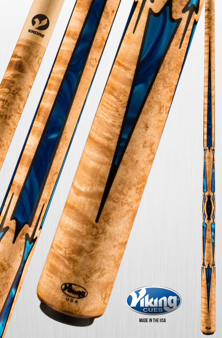 Viking Cues Motore MT0704 Wrapless Pool Cue with ViKORE Performance Shaft