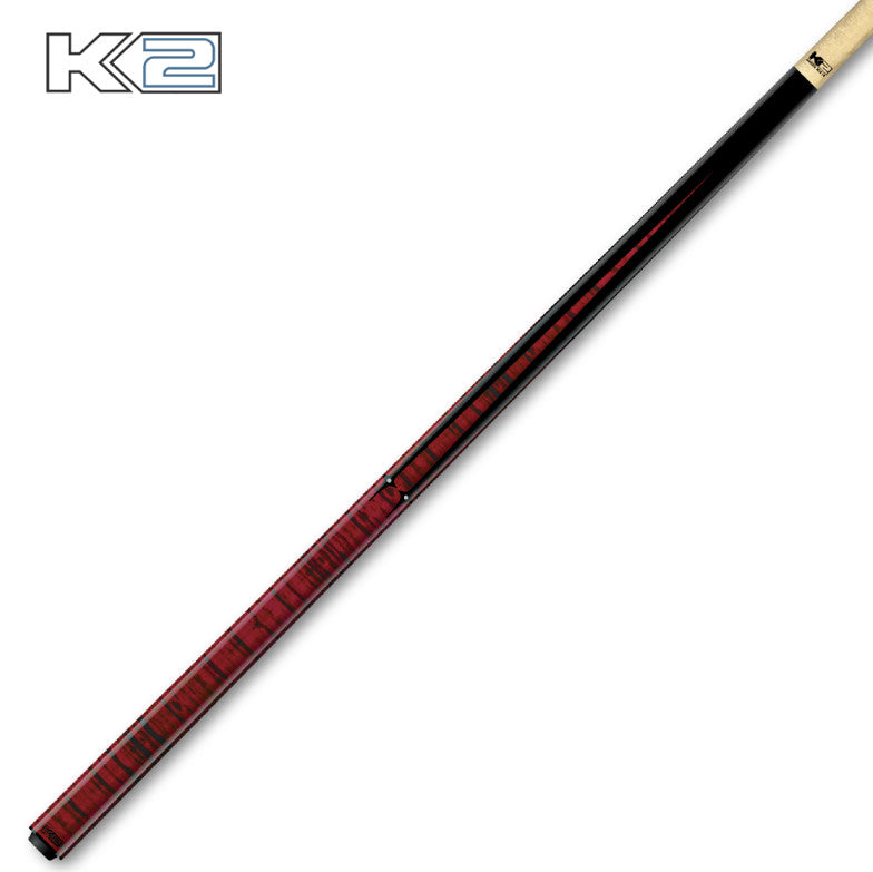 K2 Red Sneaky Pete Uniloc Pool Cue with 11.75mm Shaft - KLSPRD