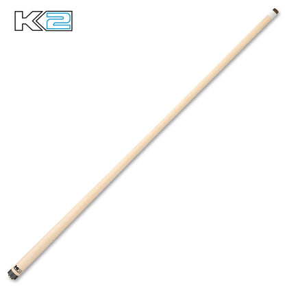 K2 Pool Cue KL191 Matte Black and White Floating Design W/ K2 LD 12.5MM Shaft!