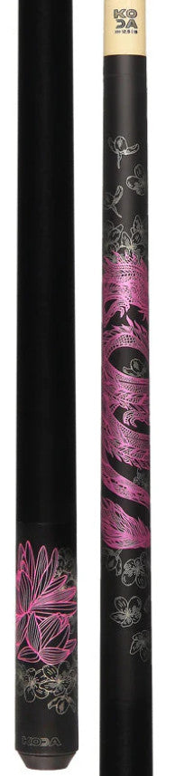 KODA Pink Dragon Graphic Pool Cue - KDV15PK - FREE SHIPPING! 19 oz  12.75mm