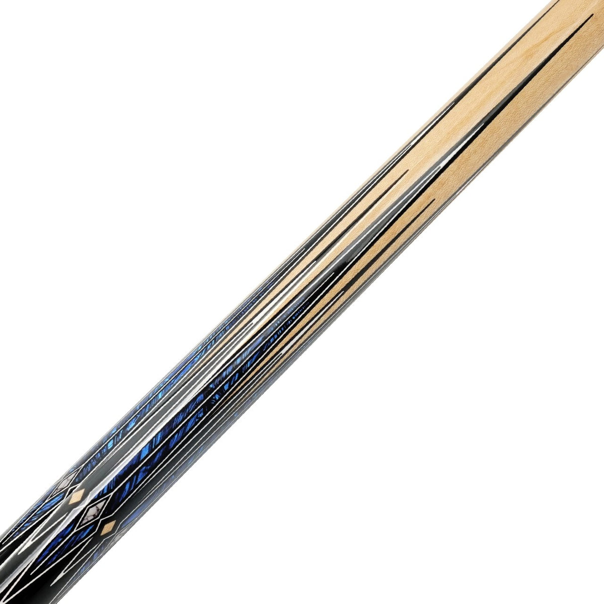 K2 KL81 Pool Cue with 12.5mm Low Deflection Shaft, Blue Black Gloss