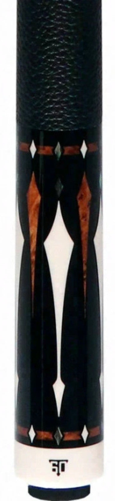 Triple 60 Carnivale CN2 Billiards Cue, Ebony Amboyna Burl Inlays