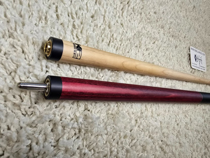 K2 KL119 Pool Cue Red Exotic Wood 12.5mm Low Deflection Shaft Billiards