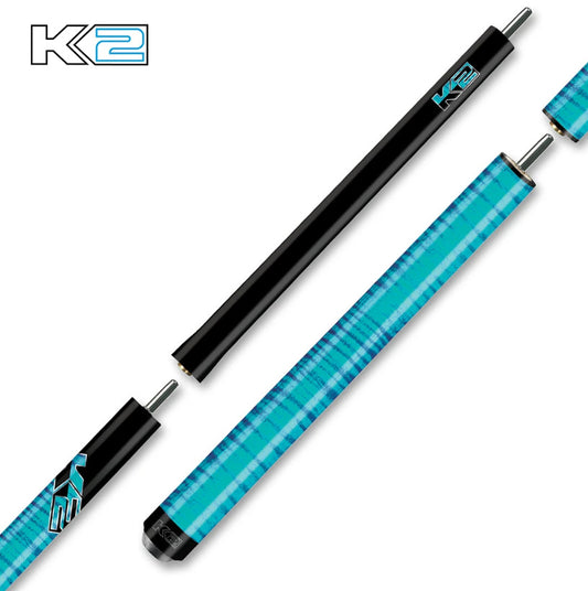 K2 KLJB2BL 6-N-1 Jump Break Blue Curly Design - Fast Shipping - Performance Cue