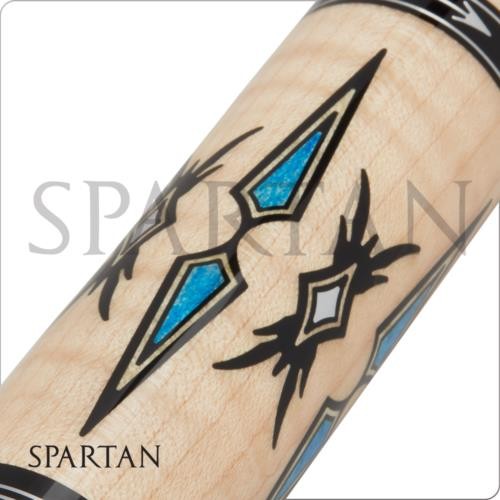 Spartan SPR04 Pool Cue Tiger Striped Maple No Wrap 12.75 mm Shaft! Free Shipping