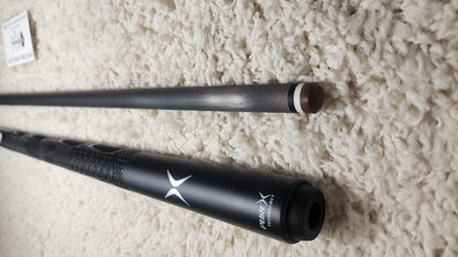 PureX Carbon Fiber Break Cue 14mm Bakelite Tip Sport Wrap Cue Stick