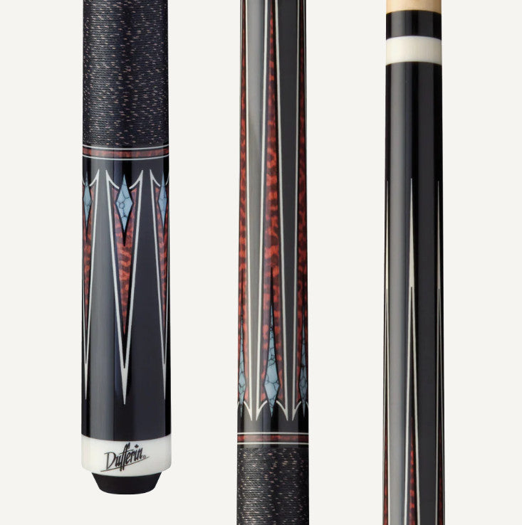 Dufferin Serpent’s Edge Pool Cue with Linen Wrap - Classic Design, New