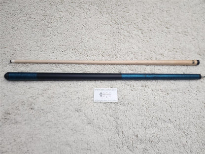 K2 POOL CUE KL104 Matte Teal Blue, Black Smoke w/ Black Simulated Wrap - 12