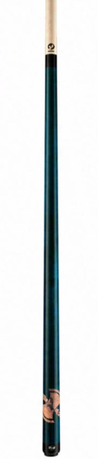 Viking Cues Axe Pool Cue Stick 12.25mm V Pro Shaft Teal Maple Made in USA
