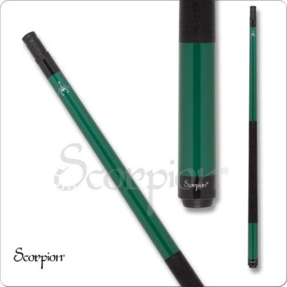 Scorpion SW02 Pool Cue 19oz Metallic Green Maple Billiard Stick TPS