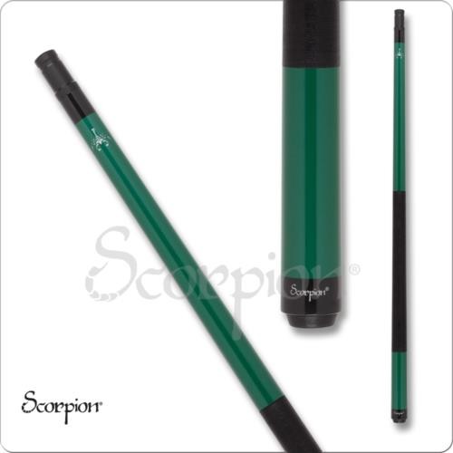 Scorpion SW02 Pool Cue 19oz Metallic Green Maple Billiard Stick TPS
