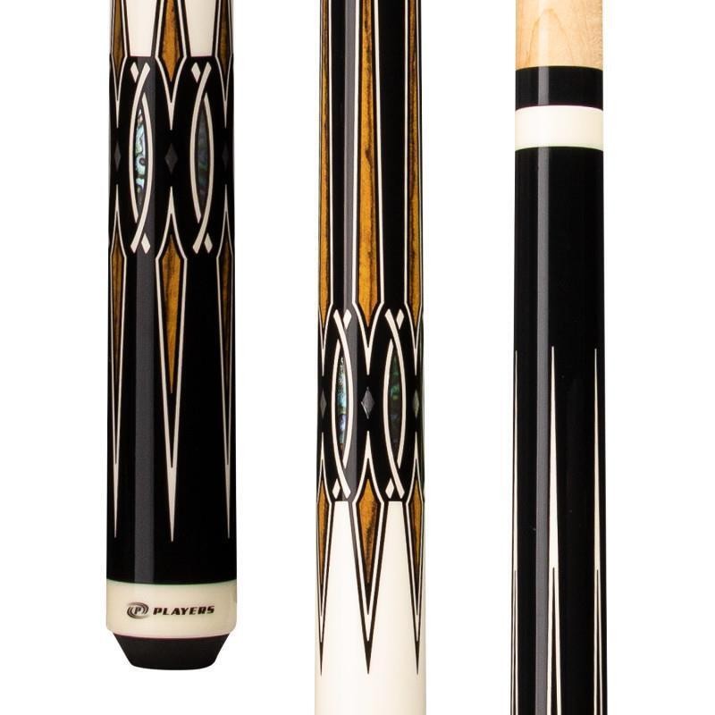 Players E-2332 Pool Cue Billiards Stick, Leather Tip, Lifetime Warranty