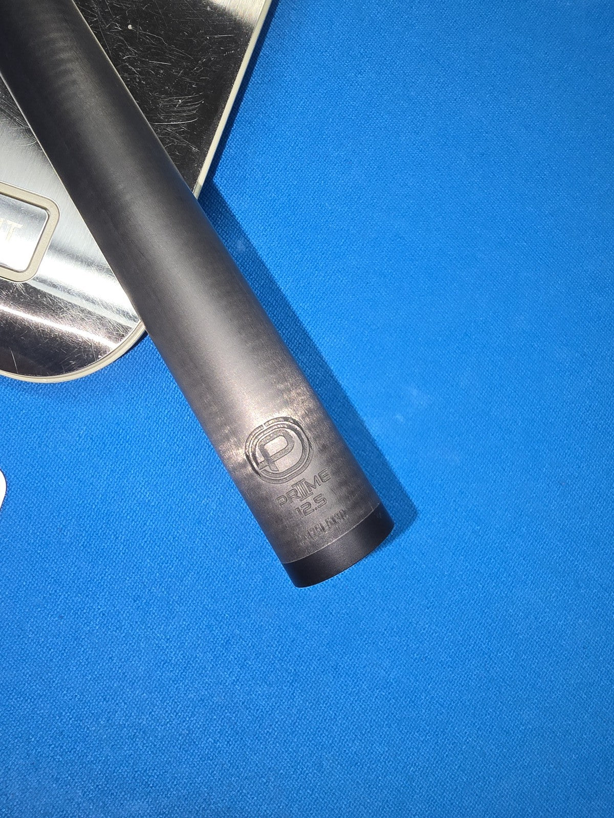 Michael Durbin Custom Pool Cue with 4 Shafts, Leather Wrap, Floating Points