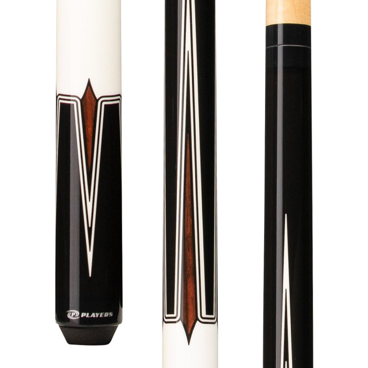 Players G4109 Black &amp; Antique Maple Wrapless Cue! Free Shipping!