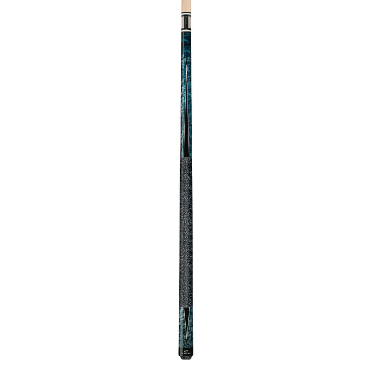 Players G1002 Cobalt Blue &amp; Black Cue w/ Black/White Linen Wrap! Free Shipping!