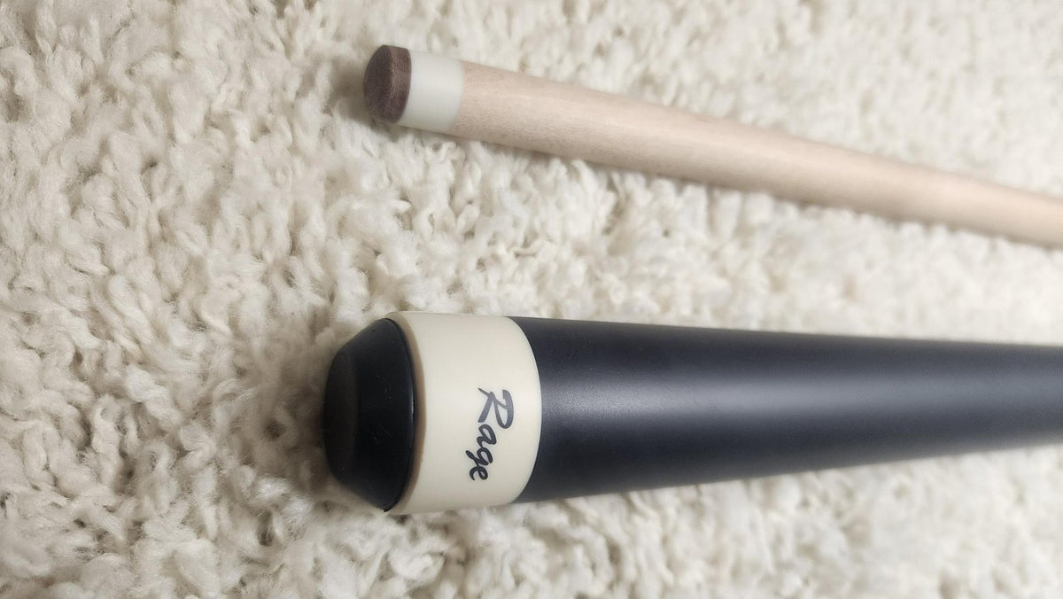 New Rage - RGJBHH Heavy Hitter BLACK Break/Jump 25oz cue - 14mm Shaft
