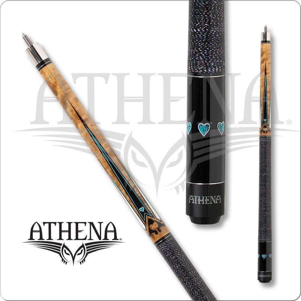 Athena ATH04 Pool Cue 19oz 12.5mm Tip Customizable Maple Shaft
