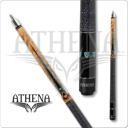 Athena ATH04 Pool Cue 19oz 12.5mm Tip Customizable Maple Shaft