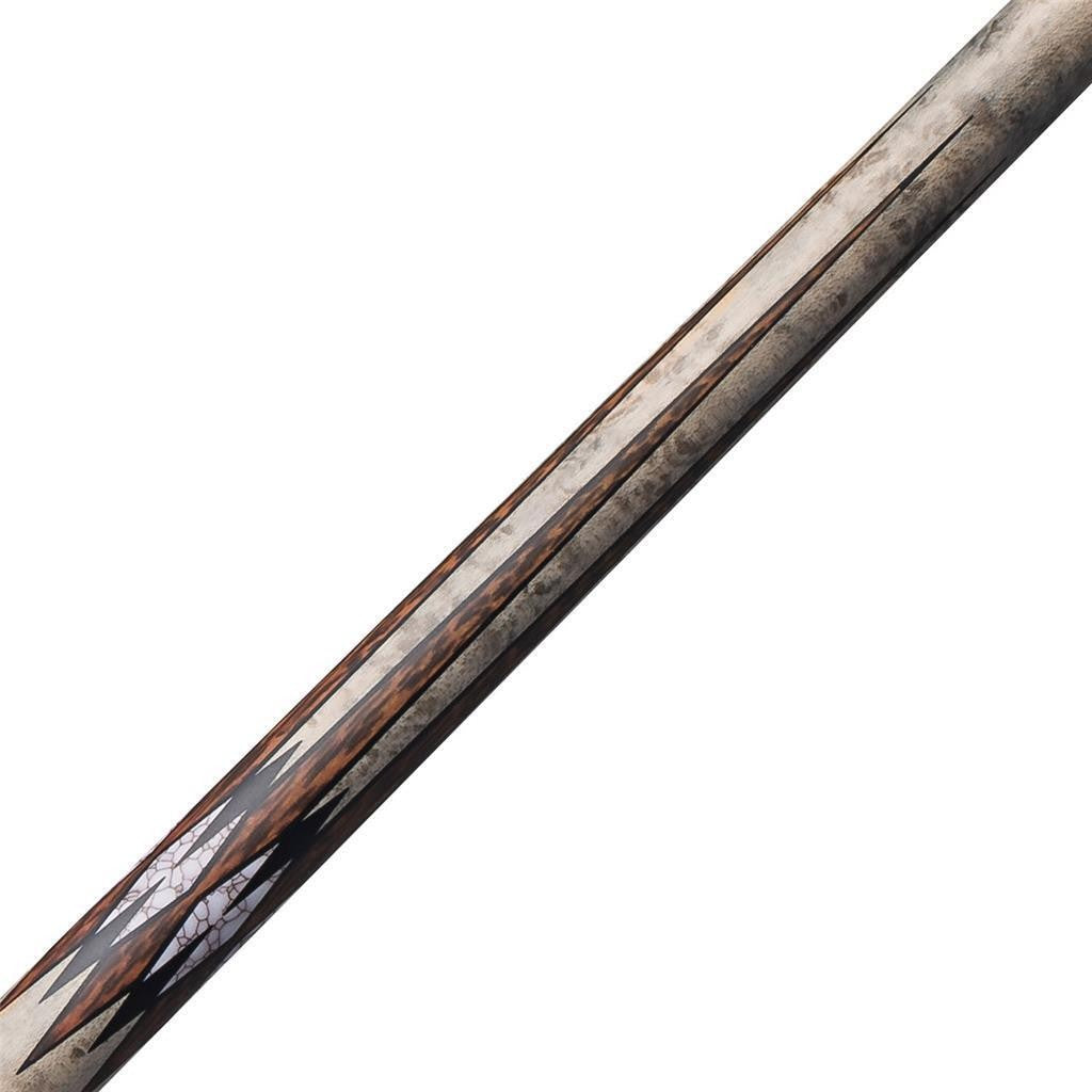 KODA Pool Cue KD52 Smoke Palm Wood Recon Matte Irish Linen Maple Shaft 12.75mm
