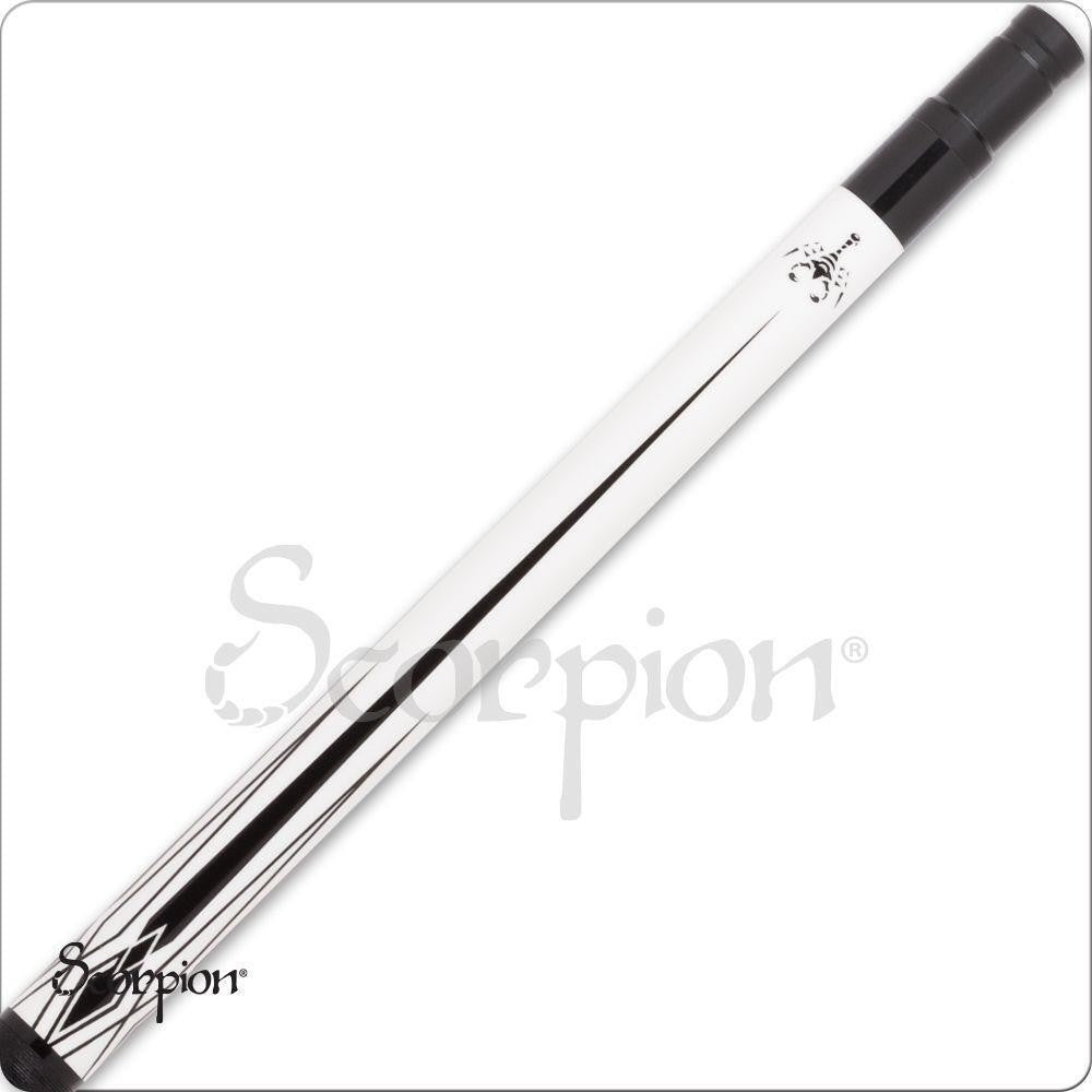 Scorpion SW10 Pool Cue Black and White 19oz Free Shipping! u