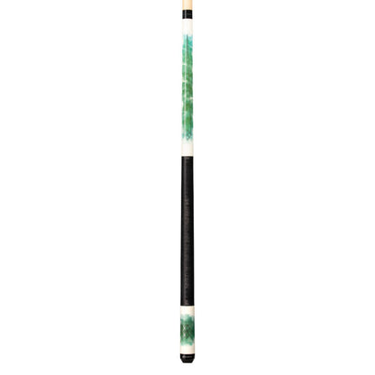 Players C-989 Green Watercolor Cue with Black Linen Wrap! Free Shipping!!