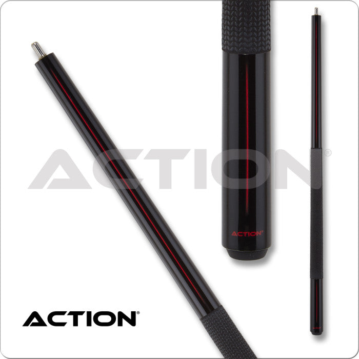 Action ABK05 Black with Red Stripe Break Cue - 25oz! New! Free Shipping!