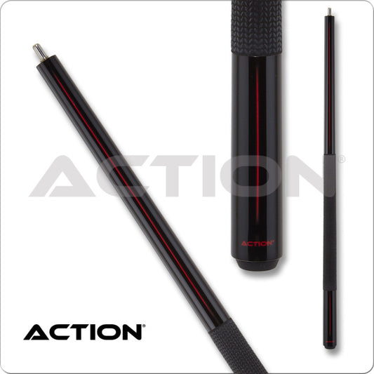 Action ABK05 Black with Red Stripe Break Cue - 25oz! New! Free Shipping!