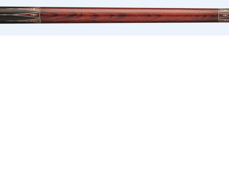 Lucasi Professional Pool Cue Butt Midnight Black Thuya Burl Radial Pin