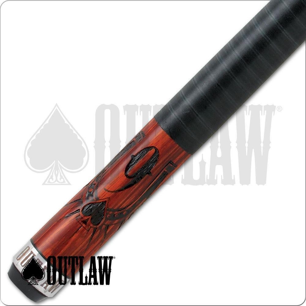 Outlaw OL14 Pool Cue Luck Horse Shoe 9 Ball and Tribal Style 19oz Free Shipping!