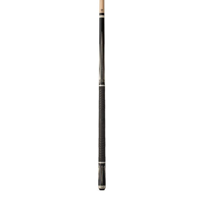 PureX HXT104 Pool Cue, 11.75mm Low Deflection Shaft, MZ Grip, Black Silver