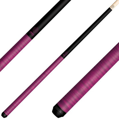 Koda Sports Heavy Hitter Jump Break Cue Pink Curly Maple 13.5mm Uni-Loc 19oz