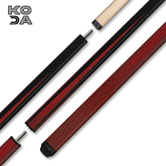 KODA KDJB10 BLACK AND RENGAS JUMP/BREAK POOL CUE 19 oz 13.75mm Phenolic Tip