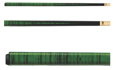 K2 Green Sneaky Pete Uniloc Pool Cue 11.75mm Shaft - Precision Play Cue