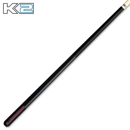 K2 Pool KLB14 Cue Matte Black With Purple W/ K2 LD 12.5MM Shaft!