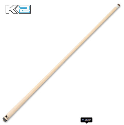 K2 KL121 Low Deflection Pool Cue, 12.5mm Shaft, Exotic Teal Ash Design