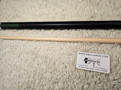 K2 Pool KLB13 Cue Matte Black With Green W/ K2 LD 12.5MM Shaft!