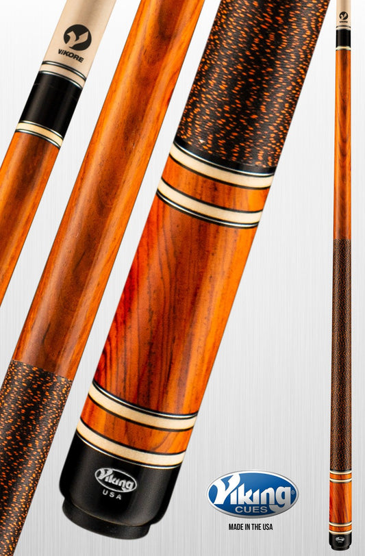 Viking Cues Impero IM0400 Pool Cue with ViKORE Shaft, Cocobolo, Linen Wrap