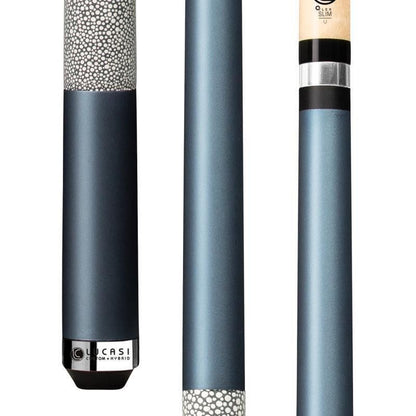 Lucasi LZC8 Custom Pool Cue - Leather Wrap, 11.75mm Uni-loc® Lifetime Warranty