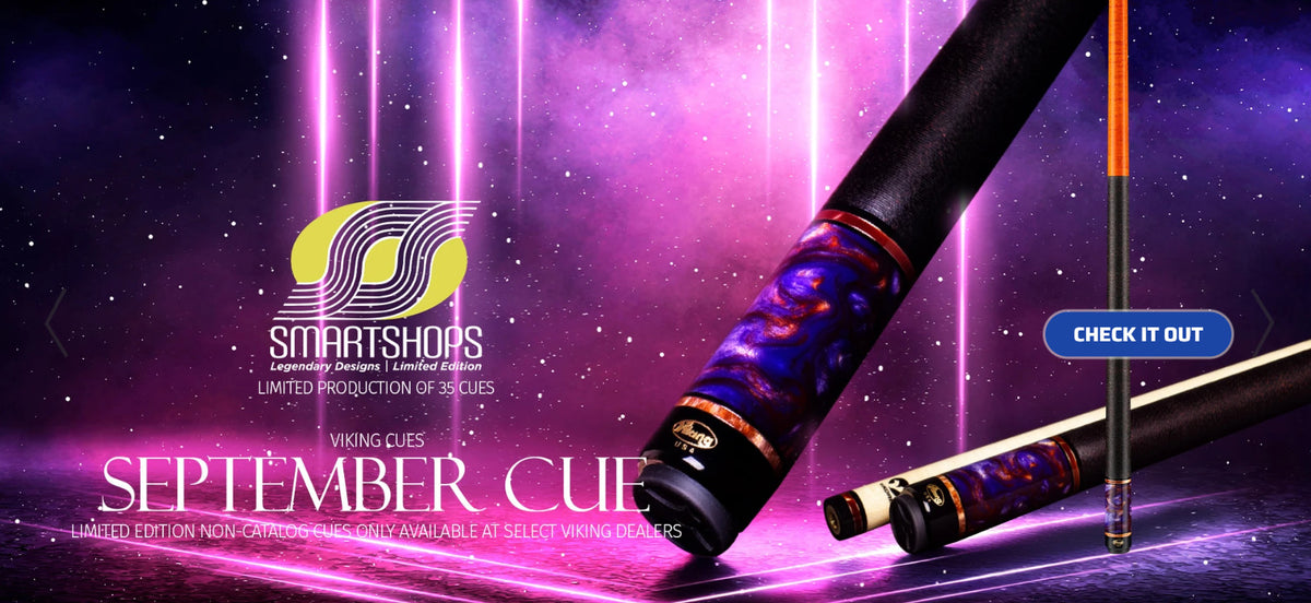 Viking Cues September SS-0926B Smart Shops Pool Cue!  Premium Curly Maple 34/35